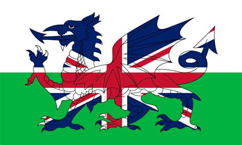 Flag of Wales, but finally the United Kingdom is represented : r ...