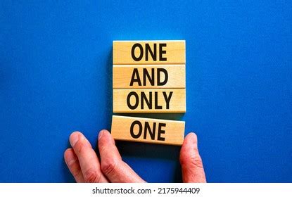 One Only Symbol Concept Words One Stock Photo 2175944409 | Shutterstock