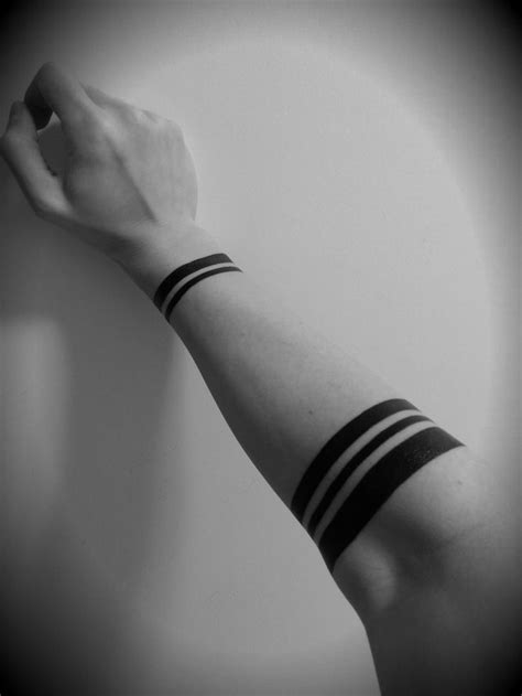 Posted in gallery: Geometric lines tattoos.