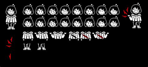 Storyshift: Chara spritesheet by Staticatxd on DeviantArt