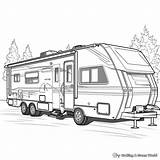 Camper & Rv Coloring Pages  Free Printable sketch template