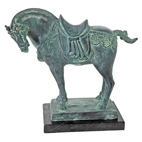 100% BRONZE Chinese Horse Tang Dynasty (618-907) Sculpture Statue ...