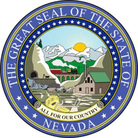 Great Seal of Nevada vector svg file | Etsy