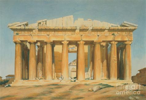 The Parthenon Painting by Louis Dupre - Pixels