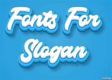 Fonts For Slogan Text Effect and Logo Design Font