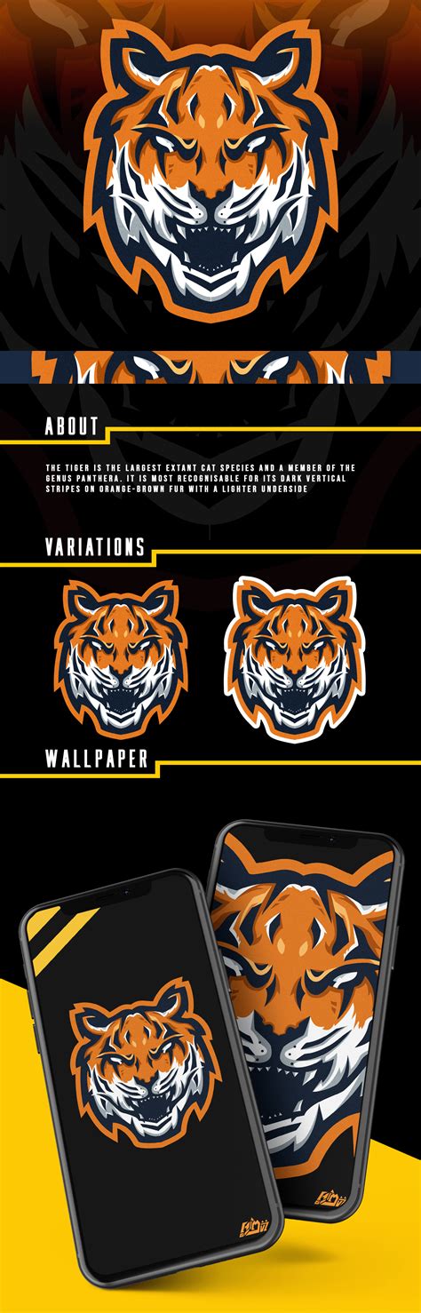 Tiger Mascot Logo on Behance