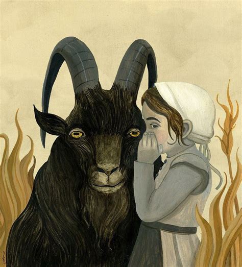 Black Phillip | Goat art, Satanic art, Horror art