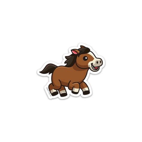 The Horse Sticker | Animal stickers, Cute stickers, Cool stickers