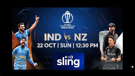 How to Watch India vs New Zealand Live Cricket World Cup SF-1 on Sling TV