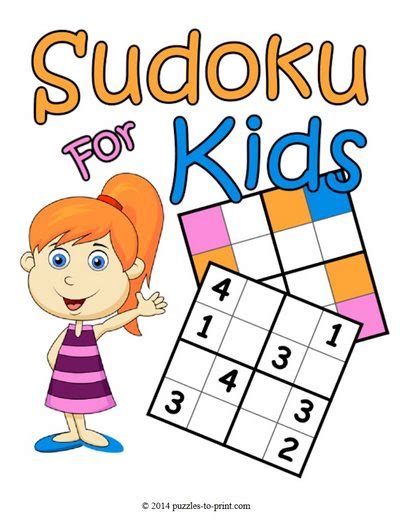 Sudoku Puzzles For Kids Printable