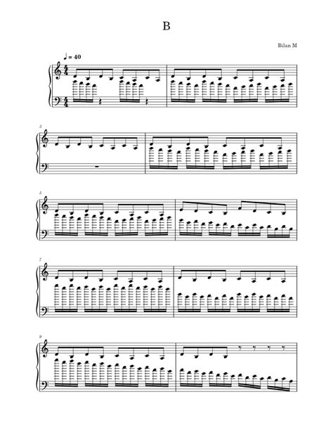 B Sheet music for Piano (Solo) Easy | Musescore.com