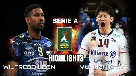 Wilfredo Leon vs Yuki Ishikawa | Highlights | Italian Superlega 2021 ...