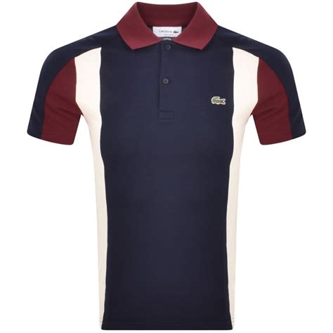 Lacoste Logo Polo T Shirt Navy | Mainline Menswear United States