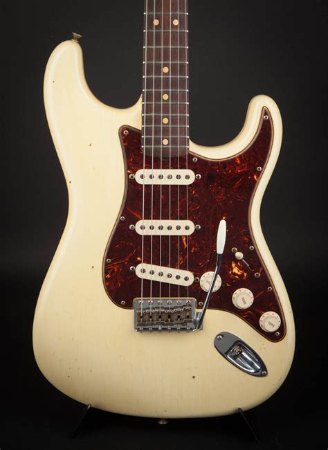 Fender Custom Shop:63 Stratocaster Journeyman Vintage White R100605 ...