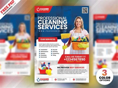 Cleaning Service Flyer Psd | Psdfreebies Pertaining To Cleaning Brochure Templates Free ...