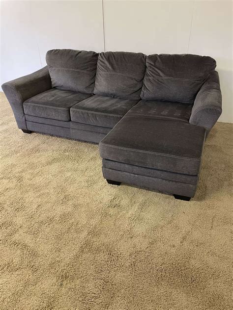 Used Gray Reversible Sectional | OneUp Furniture | Philadelphia, PA