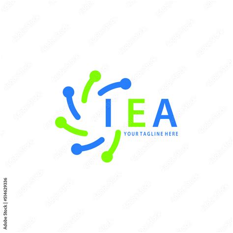 IEA logo design initial creative letter logo. IEA unique letter logo ...