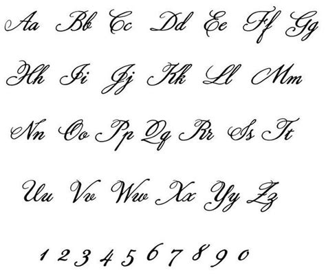 elegant cursive fonts - Google Search | Cursive letters fancy, Fancy cursive, Tattoo fonts cursive