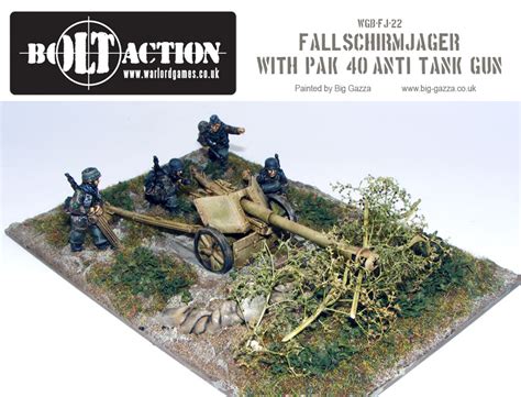 Preview: Bolt Action Fallschirmjager PaK40 - Warlord Games