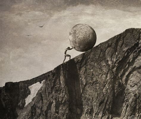 Push The Boulder: Human Spirit. If you’re familiar with Sisyphus from… | by Human Derek | Medium