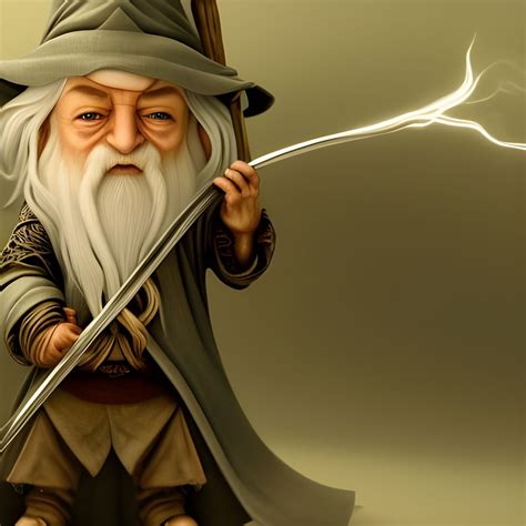 Chibi Gandalf - AI Generated Artwork - NightCafe Creator