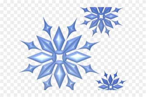 Snowflakes Clipart December - Snowflake Clip Art, HD Png Download ...