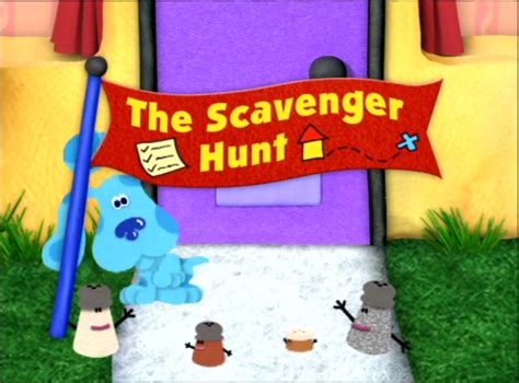 The Scavenger Hunt/Gallery | Blue's Clues Wiki | Fandom | Blue’s clues, Title card, Scavenger hunt