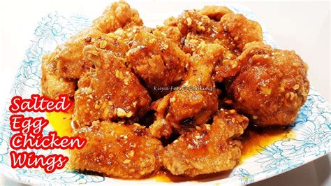 THE EASIEST SALTED EGG CHICKEN WINGS RECIPE | SUPER CRISPY | SUPER YUMMY!!! - YouTube