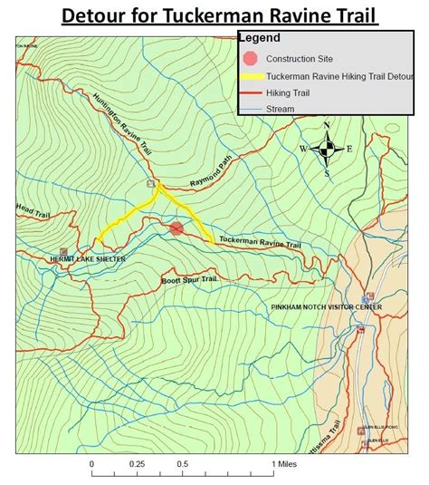 Tuckerman Ravine Trail Reroute Starting Tomorrow 9/6/16 : wmnf