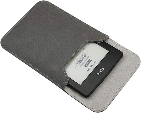 Amazon.com: Emoly Leather Kindle Sleeve for Kindle Paperwhite 7'' E-Reader - Protective Insert ...