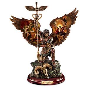 The Bradford Exchange St. Raphael: Merciful Healer Sculpture with ...