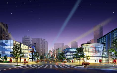 Download Modern Cartoon City Night Background Illustration | Wallpapers.com