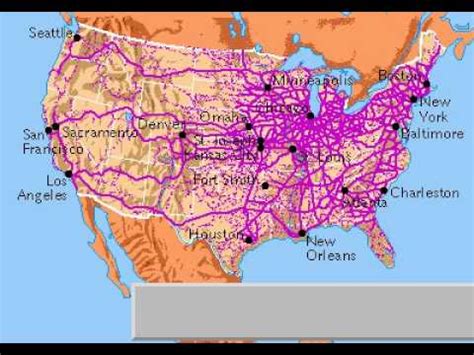 Infographics, Maps, Music and More: U.S. Railroads and Interurbans - YouTube Gems