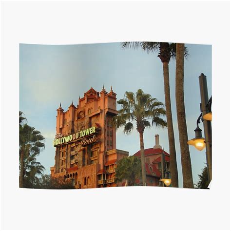 "Tower of Terror- Hollywood Studios" Poster by caileystavern | Redbubble