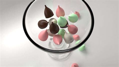 Chocolate Chips in A Bowl - 3D Model by unos