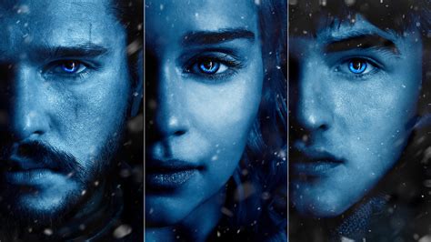 Jon Snow, Daenerys & Bran – PS4Wallpapers.com