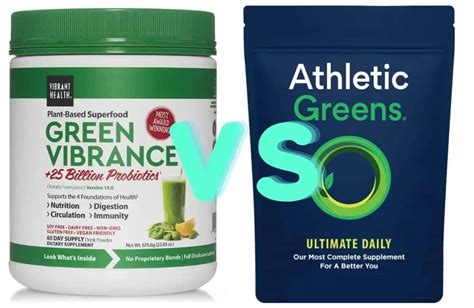 Green Vibrance vs Athletic Greens - Why Both Are Worth Buying ...