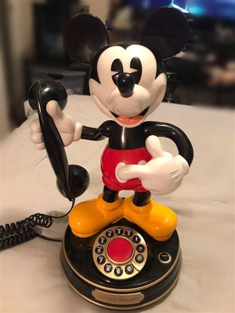 1997 DISNEY Mickey Mouse Animated Phone on Mercari | Mickey, Mickey mouse, Disney home decor