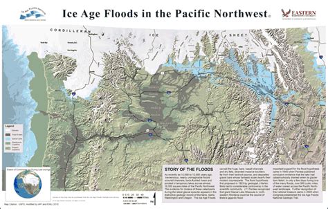 Ice Age Floods in the Pacific Northwest – Map – Ice Age Floods Institute