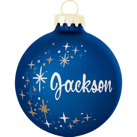 Personalized Star Swirl Ornament | Painted christmas ornaments ...