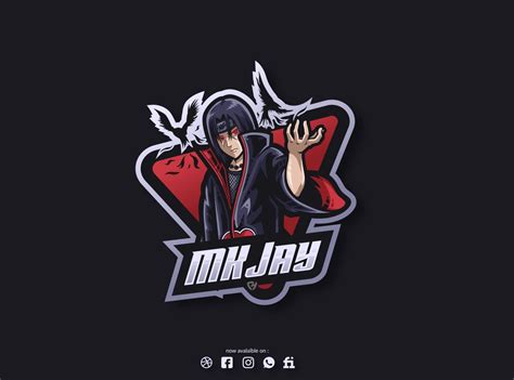 Uchiha Itachi Mascot Logo Design