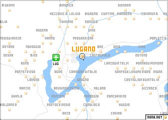 Lugano (Switzerland) map - nona.net