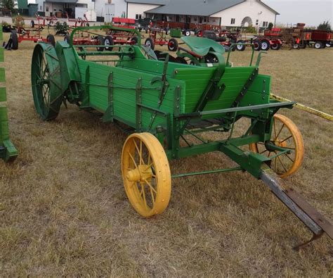 1939 John Deere horse drawn manure spreader, all new fir wood & paint ...