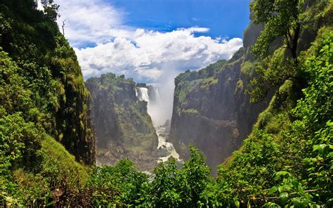 Victoria Falls Zambia wallpaper | nature and landscape | Wallpaper Better