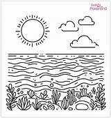 25 Ocean Coloring Pages – Free Printable Sheets And Images For Kids  sketch template