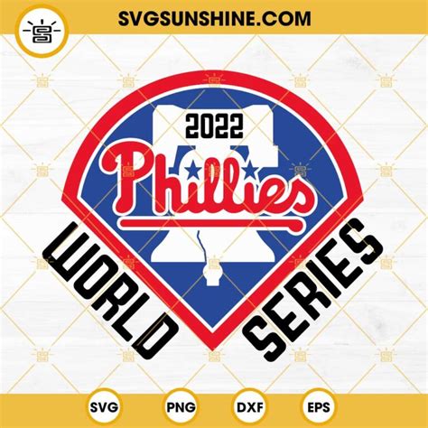 Phillies Liberty Bell SVG, Philadelphia Baseball SVG, Red Bell Phillies SVG