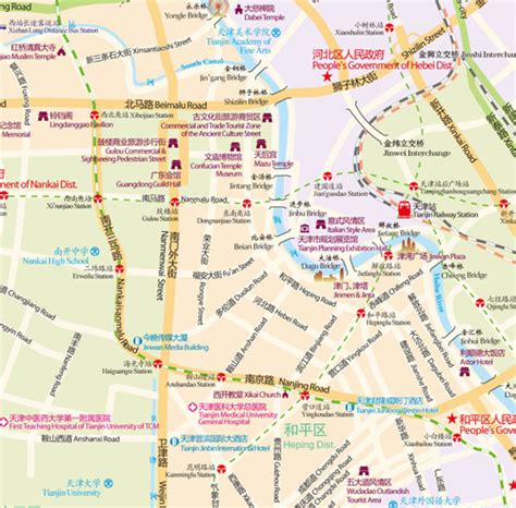 Tianjin Map: Tianjin China Map, Tianjin Port Map