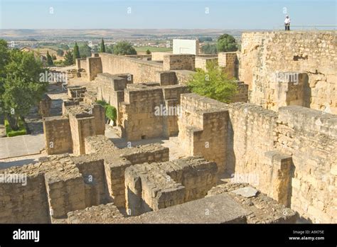 Madinat Al Zahra aka Medina Azahara Cordoba Province Spain Ruins Stock ...