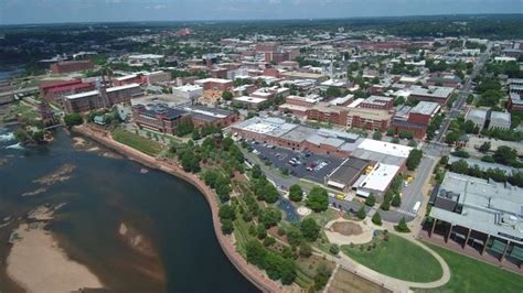 Columbus Georgia Downtown Aerial View | Columbus georgia, Georgia aquarium, Aerial view