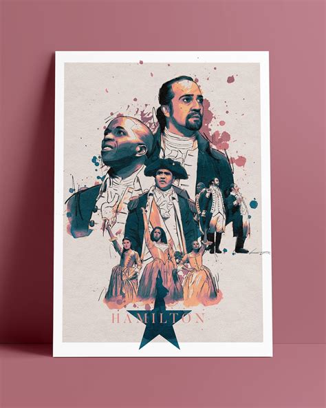 Hamilton Musical Poster - Etsy